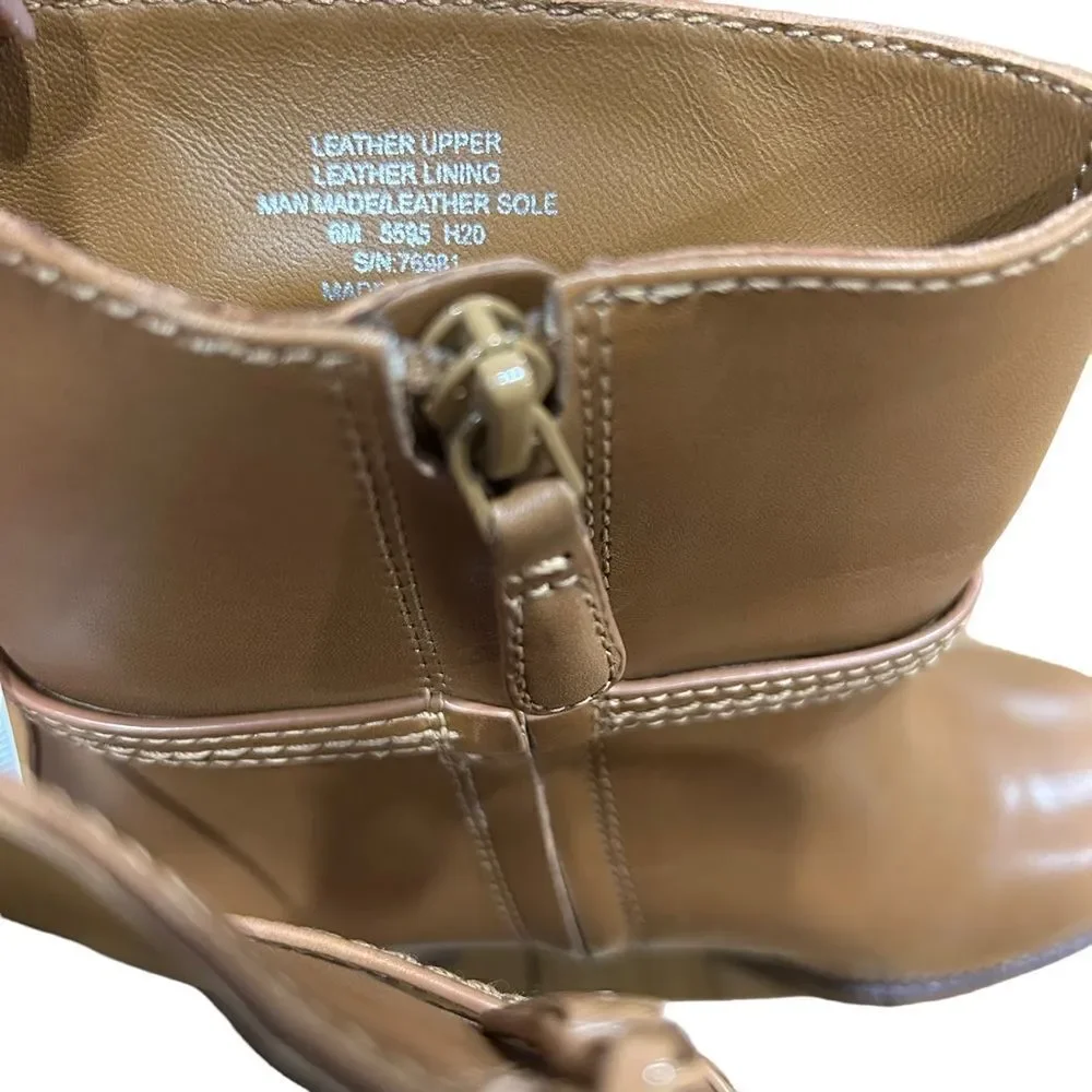 Revolve Tory Burch Brown Miller Ankle Chelsea boots 45mm in Tiramisu